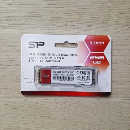 SSD SILICON A55 – 256GB (M2.Sata) SP256GBSS3A55M28