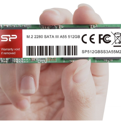 SSD SILICON A55 – 512GB (M2.Sata) SP512GBSS3A55M28